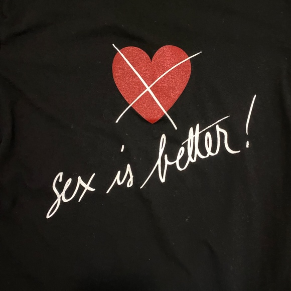 Moschino Sex Is Better Underwear T-shirt Size M - Picture 2 of 9